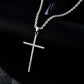 Rhinestone Zircon Cross [304 rustfritt stål, kobber]