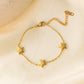 Stars Bracelet/Neklace [304 Stainless Steel, 18K Gold Plated]