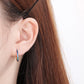 U-Shaped Earrings [Stainless Steel]