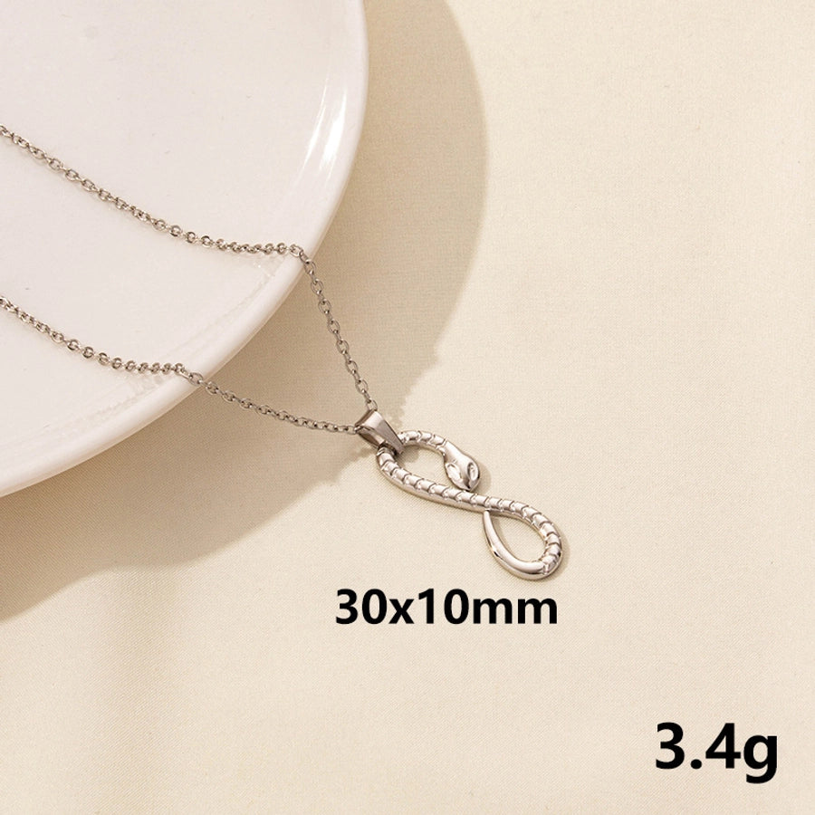 Snake Necklace [304 Stainless Steel]