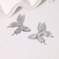 Butterfly Earrings [304 Stainless Steel,18K Gold Plated]