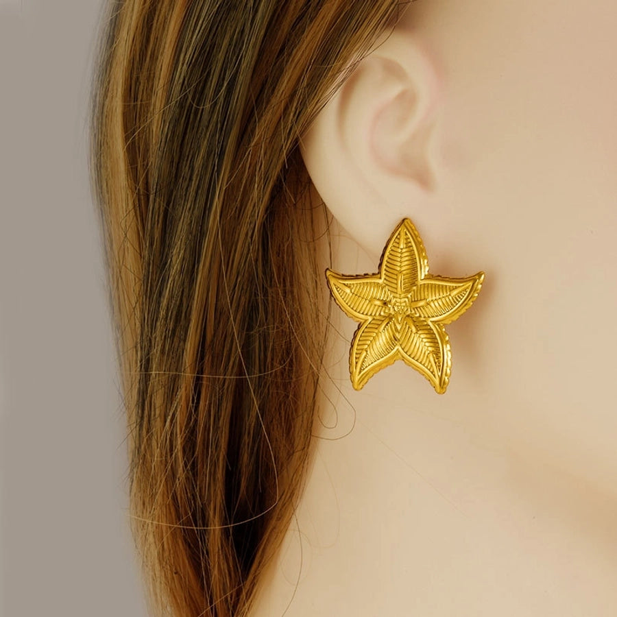 Starfish Earrings [304 Stainless Steel]