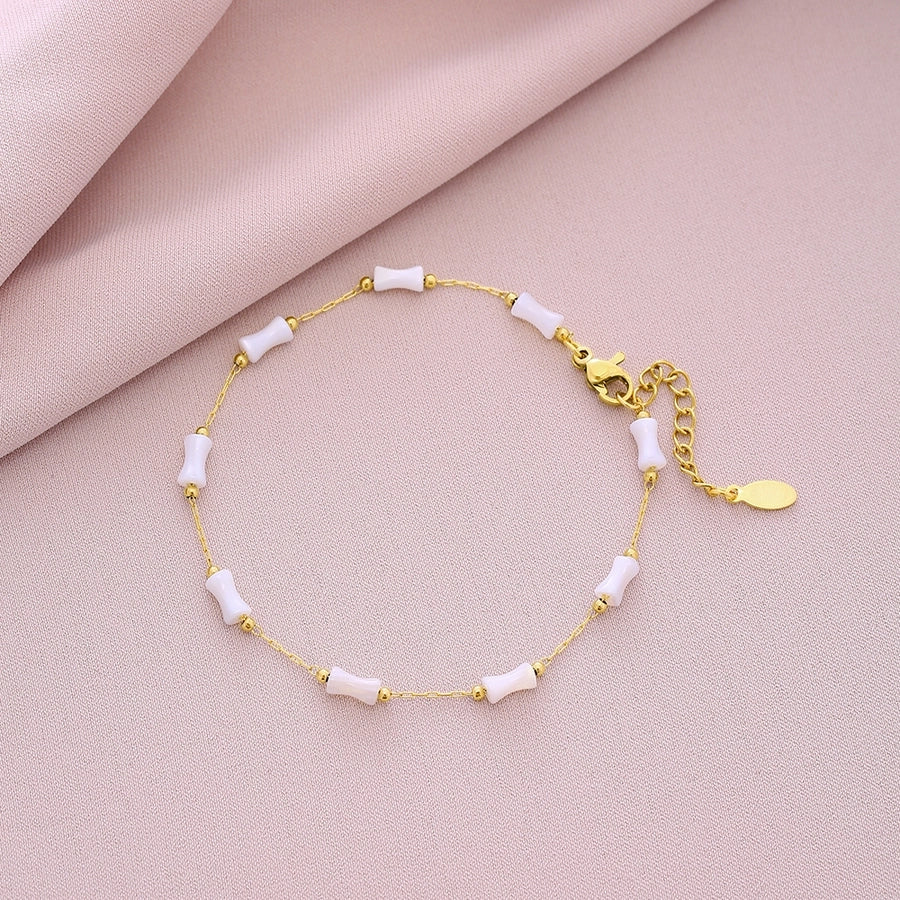 Colorful Star Anklet [304 Stainless Steel, 18K Gold Plated]