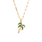 Fruit Necklace [304 Stainless Steel,18K Gold Plated]