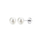 Silver Pearl Earrings [304 Stainless Steel]