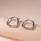 Triagle Hoop Earrings [304 Stainless Steel,18K Gold Plated]