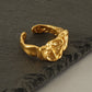 Irregular Open Ring [Stainless Steel 18K Gold Plated]