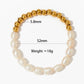 Heart Shape Zircon Bracelet [304 Stainless Steel,16K Gold Plated]