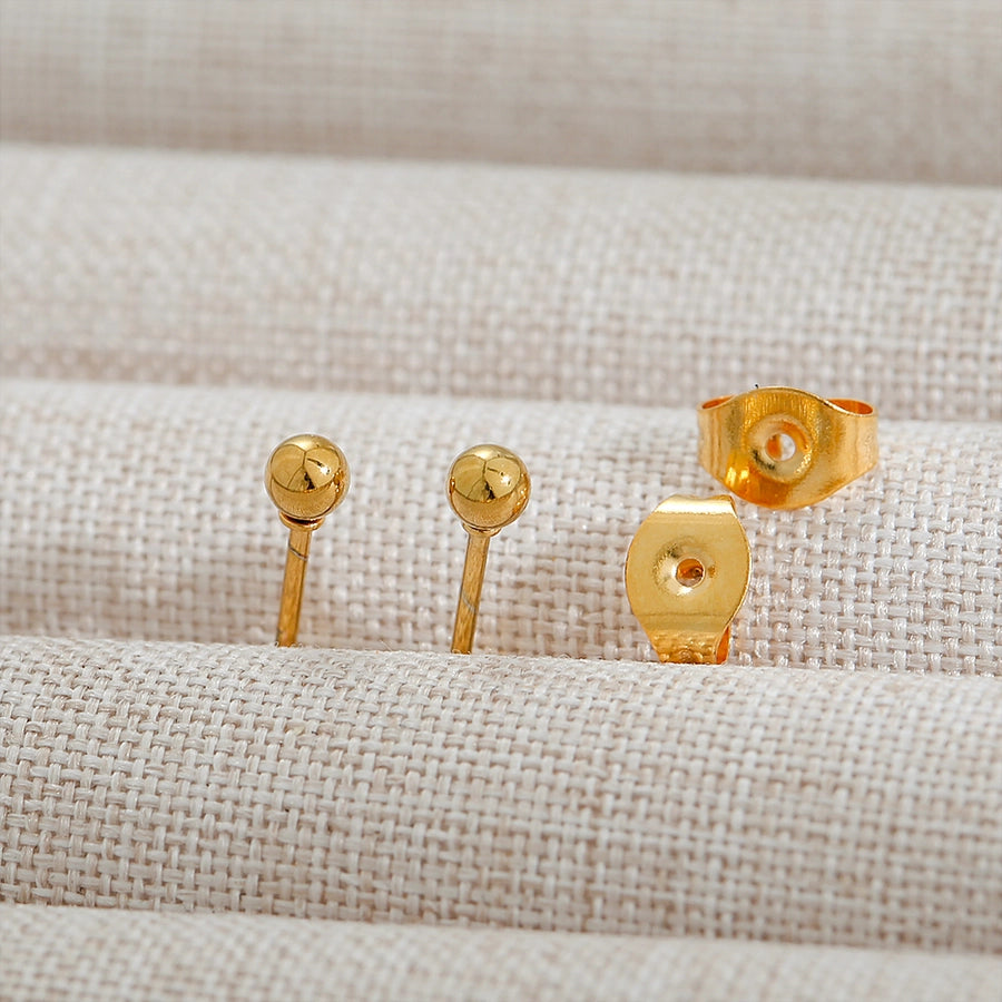 Ball  Ear Studs [304 Stainless Steel]