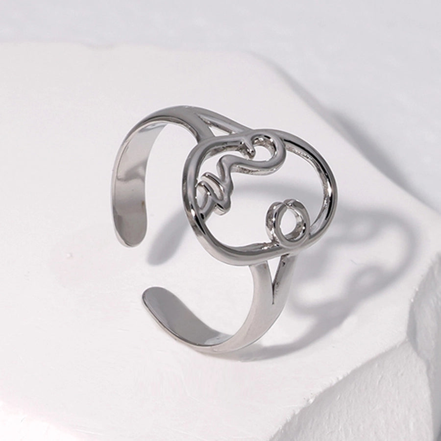 Human Face Ring [Stainless Steel]