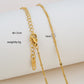 Chain Necklace [304 Stainless Steel,18K Gold Plated]