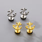 Anchor Ear Studs [304 Stainless Steel 18K Gold Plated]