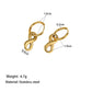 Infinity Bracelets/Earrings/Necklace [304 Stainless Steel 18K Gold Plated]