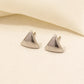 Flat Round Earrings [304 Stainless Steel,18K Gold Plated]