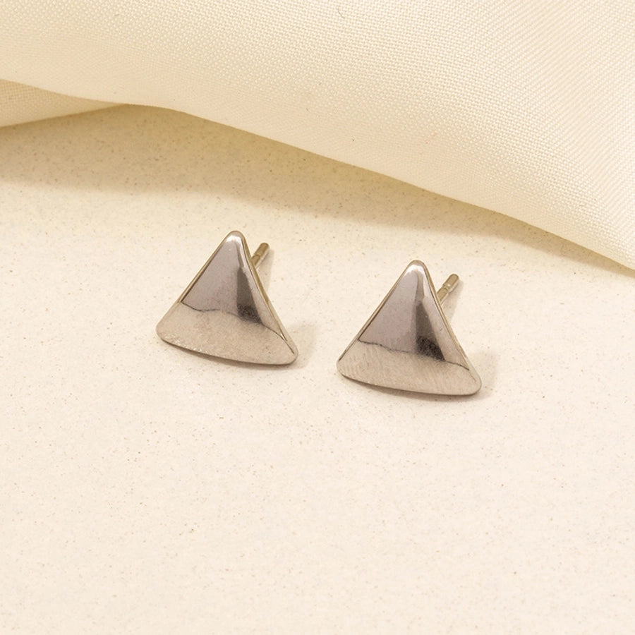 Flat Round Earrings [304 Stainless Steel,18K Gold Plated]