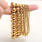 Round Beads Elastic Bracelet [304 Stainless Steel