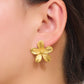 Elegant Flower Earrings [316 Stainless Steel,18K Gold Plated]