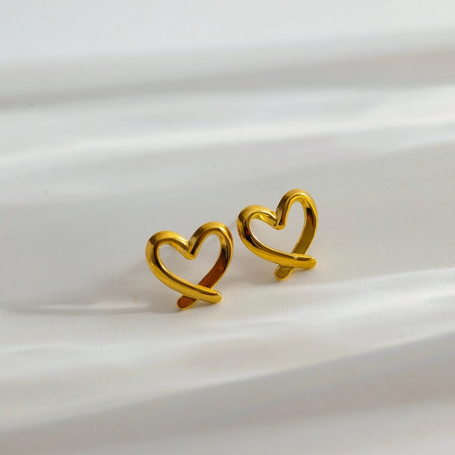 Modern Style Earrings [304 Stainless Steel,18K Gold Plated]