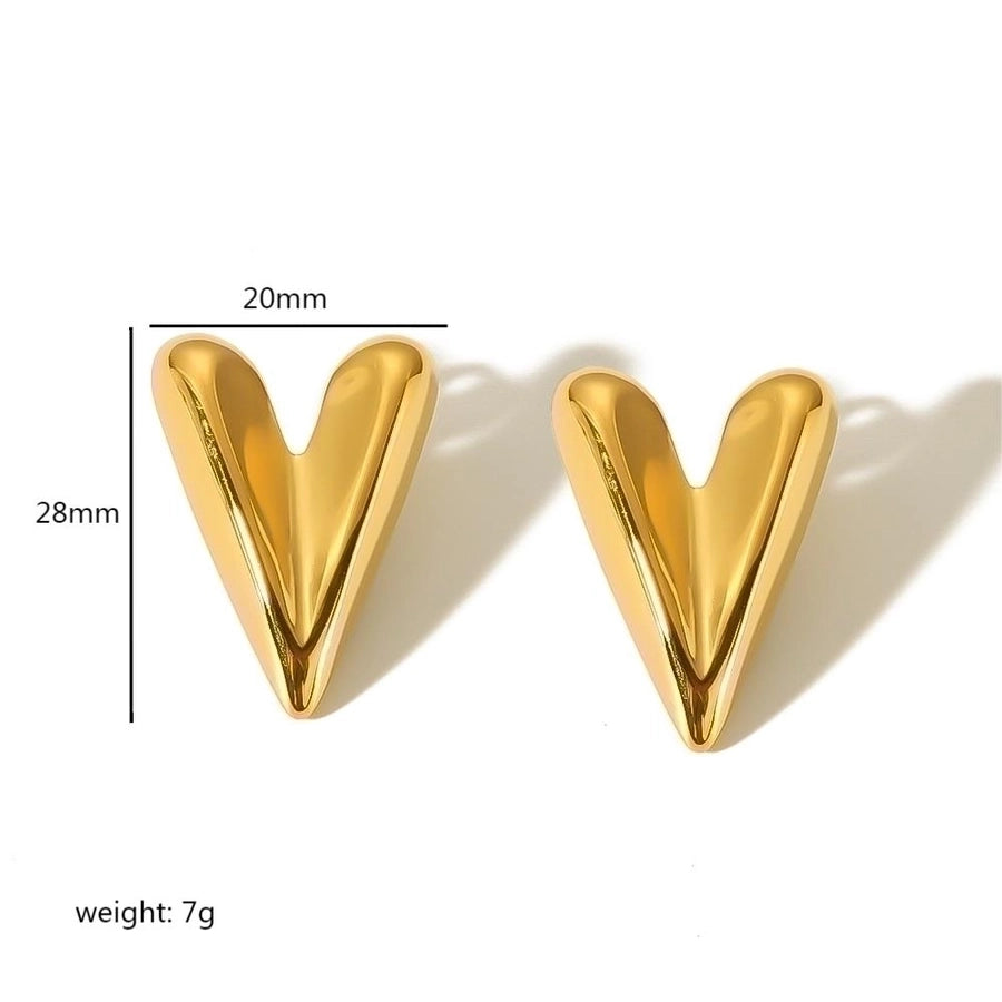 Mix Design Earrings [304 Stainless Steel,18K Gold Plated]