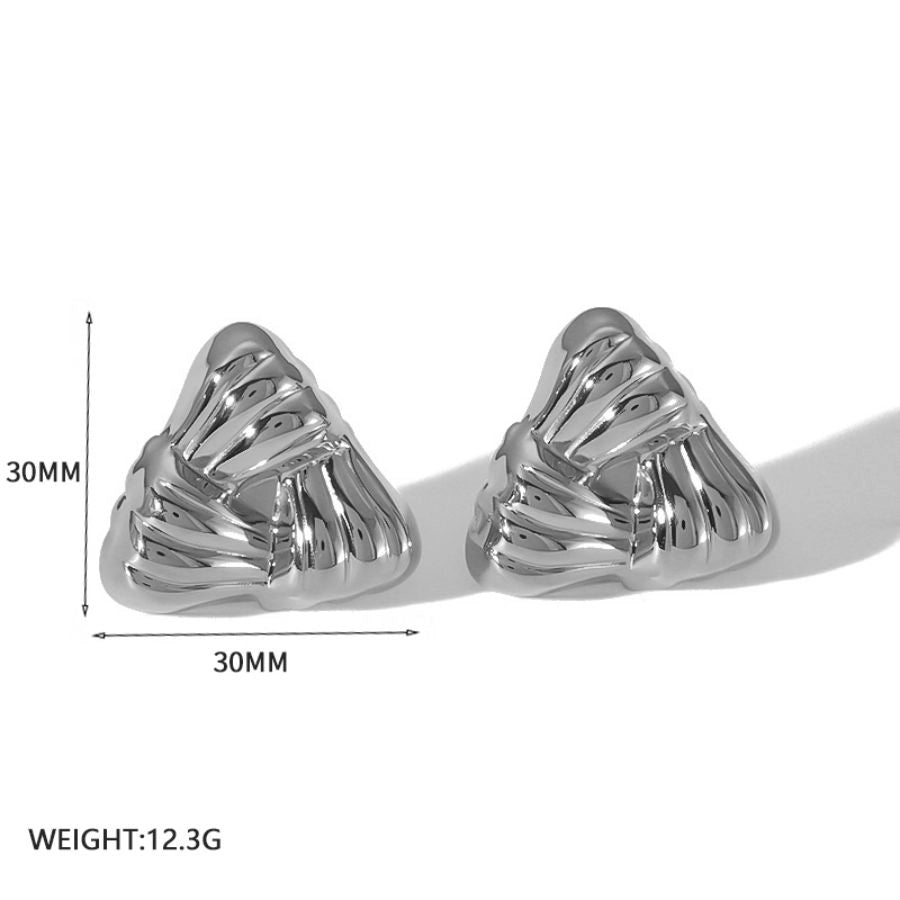 Mélanger les boucles d'oreilles Desogns [304 en acier inoxydable, 18 km plaqués à l'or]