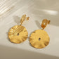 Mix Flower Earrings [304 Stainless Steel,18K Gold Plated]