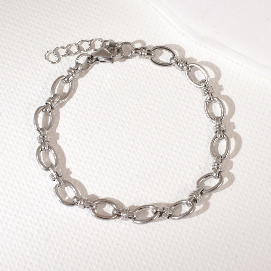 Retro Style Chains Bracelets [304 Stainless Steel]