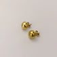 Ball Ear Studs [304 Stainless Steel,18K Gold Plated]