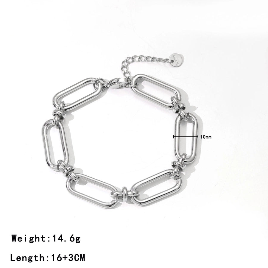 Gauge Wire Chain armbånd [304 rustfritt stål]