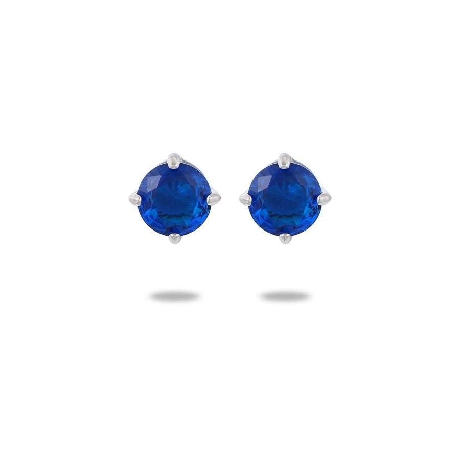 Round Colour Rhinestones Earrings [304 Stainless Steel]