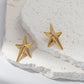 Star Earrings [304 Stainless Steel,14K Gold Plated]