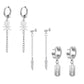 Sets of Drop Earrings [ Stainless Steel]