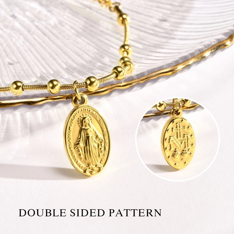 Faith Virgin Mary Bracelet [201 Stainless Steel]