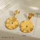 Mix Flower Earrings [304 Stainless Steel,18K Gold Plated]