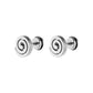 Spiral Stud Earrings [Stainless Steel]