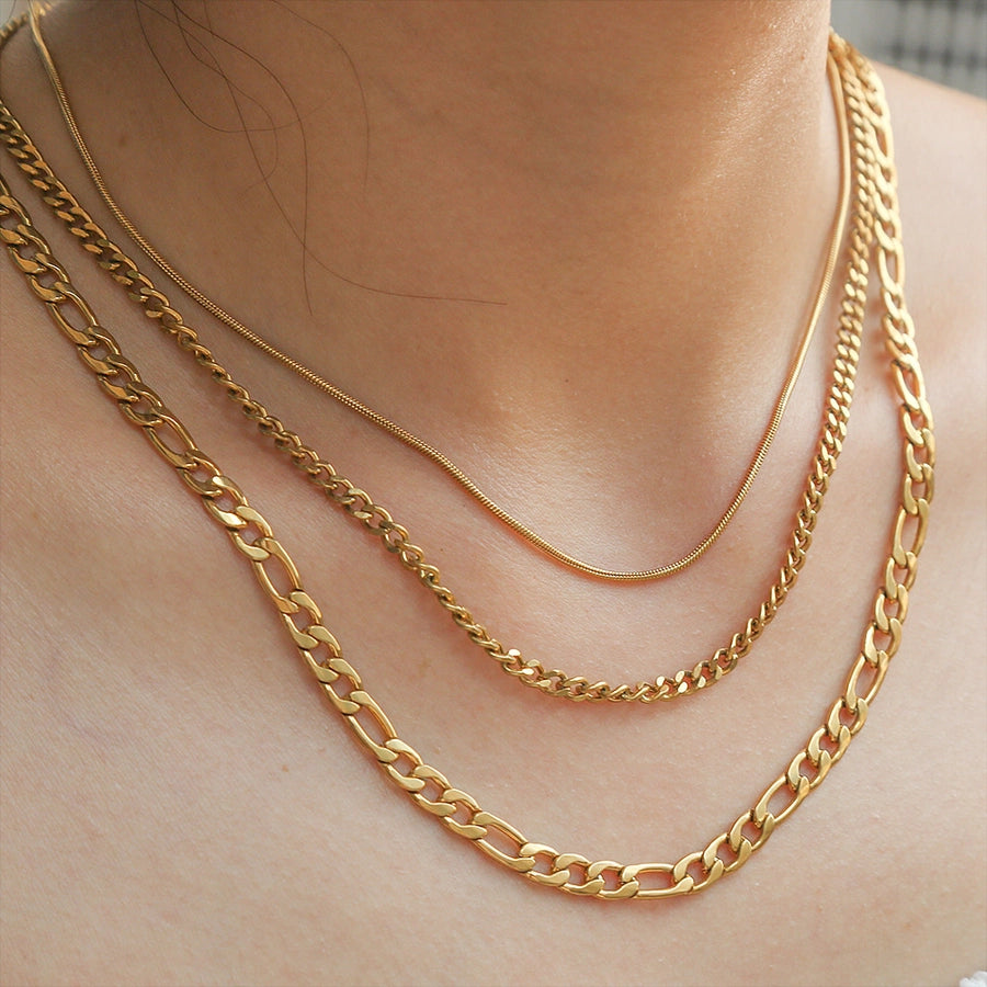 Triple Layered Necklaces [304 Stainless Steel]