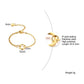 Chain Bracelets [304 Stainless Steel,18K Gold Plated]