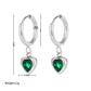 Heart Shape Zircon Earrings/Necklace [304 Stainless Steel]