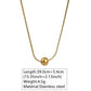 Gold Ball Necklace [304 Stainless Steel,18K Gold Plated]