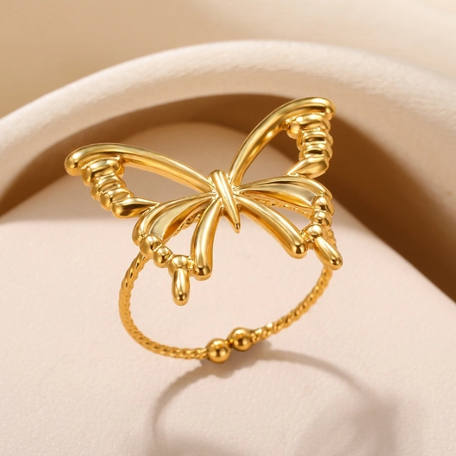 Butterfly Ring [304 nerezový ocel]