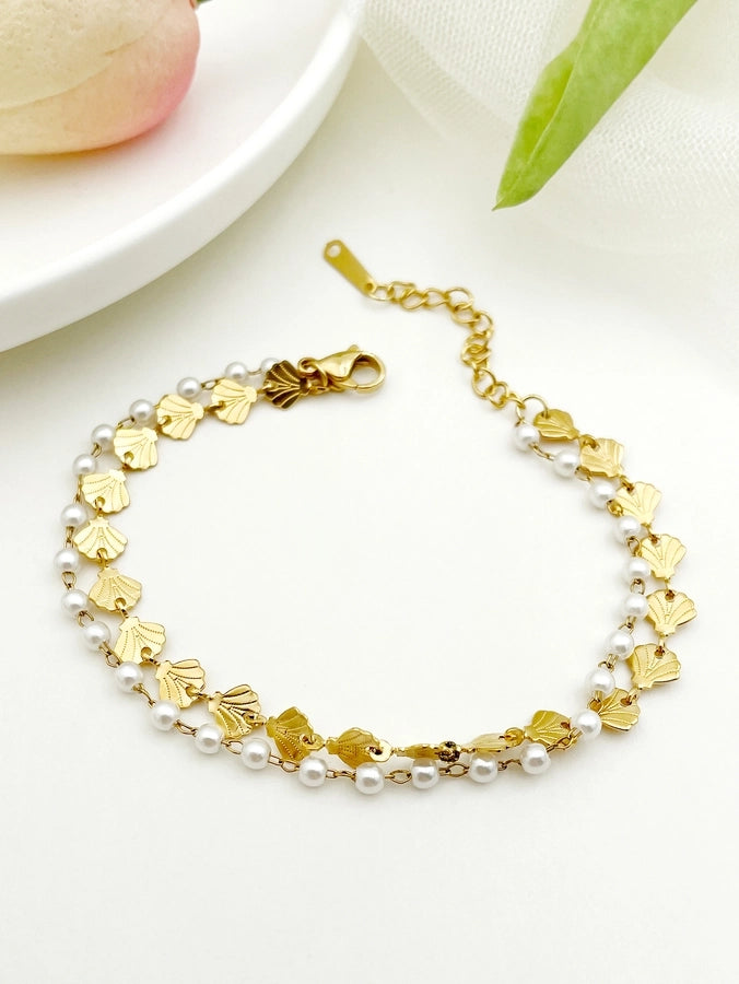 Ginkgo Leaf Bracelet [304 Stainless Steel]