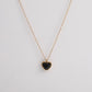 Beach Heart Shape Natural Necklace  [304 Stainless Steel 18K Gold Plated]