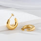 C Shape Hoop Ear Studs [304 Stainless Steel]