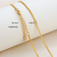 Chain Necklace [304 Stainless Steel,18K Gold Plated]