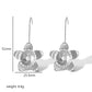 Mix Designs Flower Petal Drop Earrings [304 Stainless Steel]