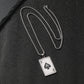 Classic Style Poker Pendant Necklace [304 Stainless Steel]