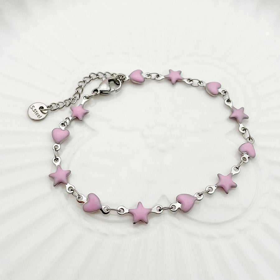 Braccialetti stella/cuore [304 acciaio inossidabile]