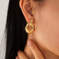 Geometric Earrings [304 Stainless Steel,18K Gold Plated]