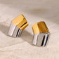 Color Block Earrings [304 Stainless Steel]