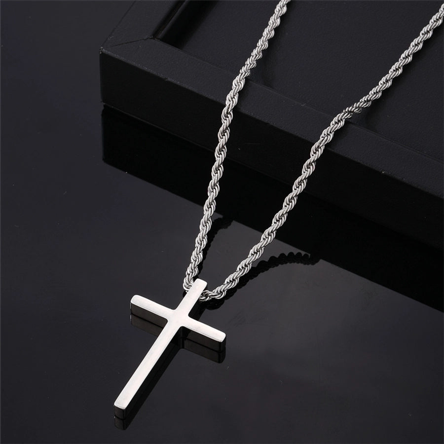 Cross Pendant Neckace [304 Stainless Steel]