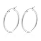 Hoop Earrings [201 Stainless Steel,18K Gold Plated]